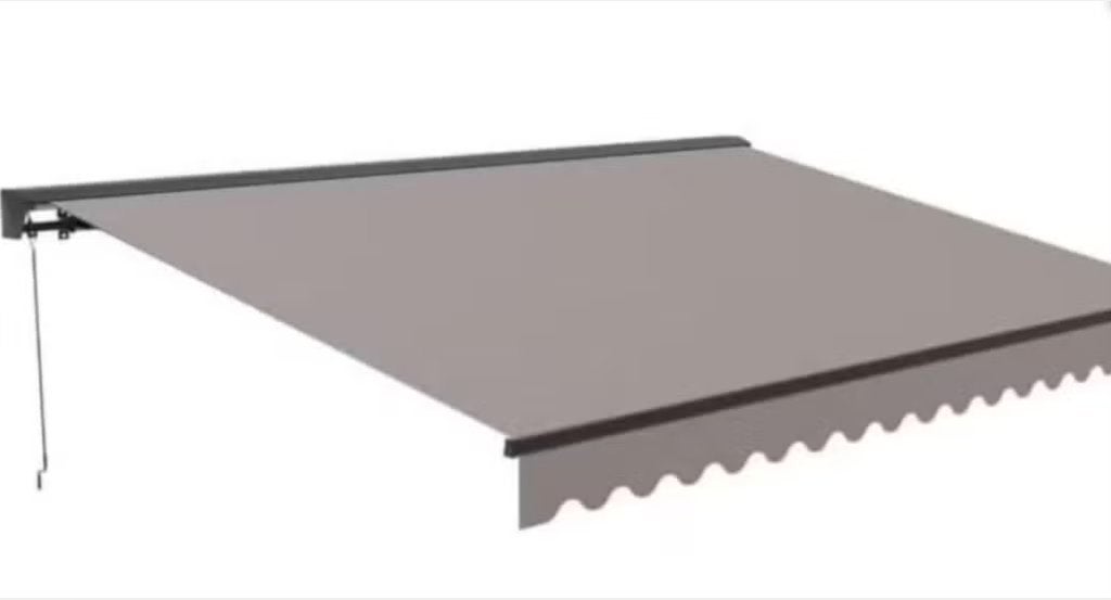 zonnescherm zonneluifel 2,5 x 2m greige, Tuin en Terras, Zonneschermen, Ophalen