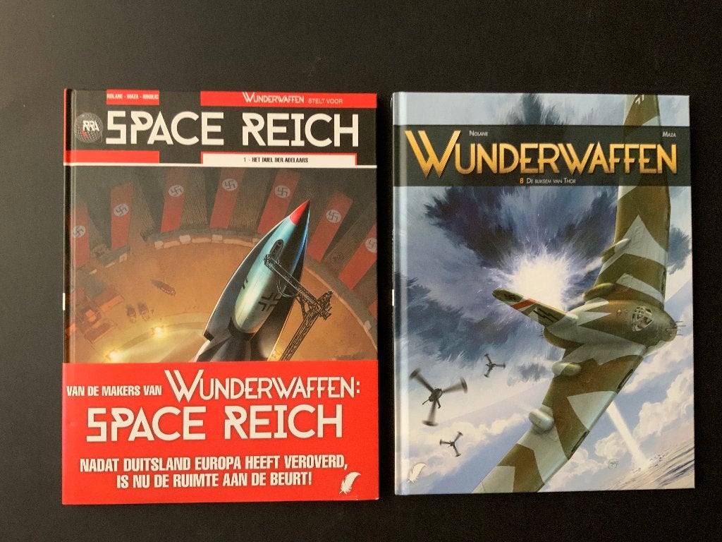Space Reich 1(HC) en Wunderwaffen 8(HC) in nieuwstaat, Livres, BD, Neuf, Plusieurs BD, Enlèvement ou Envoi, Maza