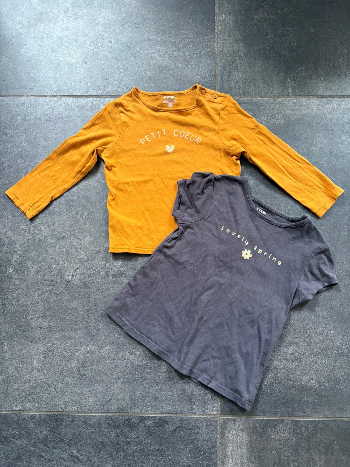T-shirtset van 24 maanden, Ophalen, Gebruikt, Meisje, Shirtje of Longsleeve