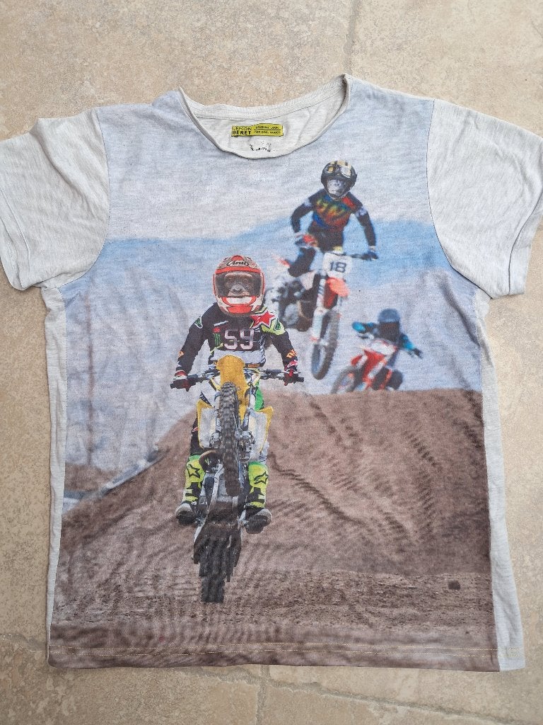 Merk Lemon Baret : grappige t-shirt mt 170 - 176, Ophalen of Verzenden, Zo goed als nieuw, Jongen, Shirt of Longsleeve