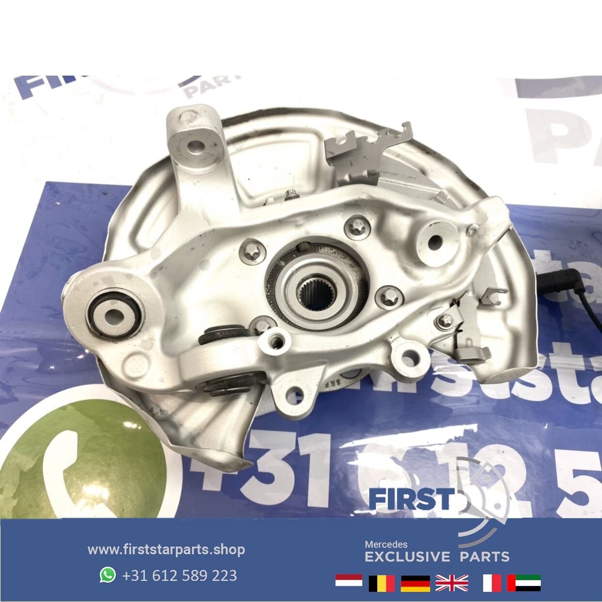 W205 C63 C63s AMG FUSEE WIELLAGER LINKS + RECHTS ACHTER SET, Gebruikt, -, Ophalen of Verzenden, -