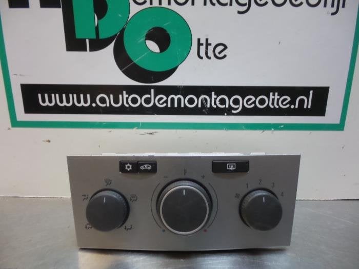 Panneau de commandes chauffage d'un Opel Astra (Astra H 04-), -, Opel, 3 mois de garantie, Utilisé