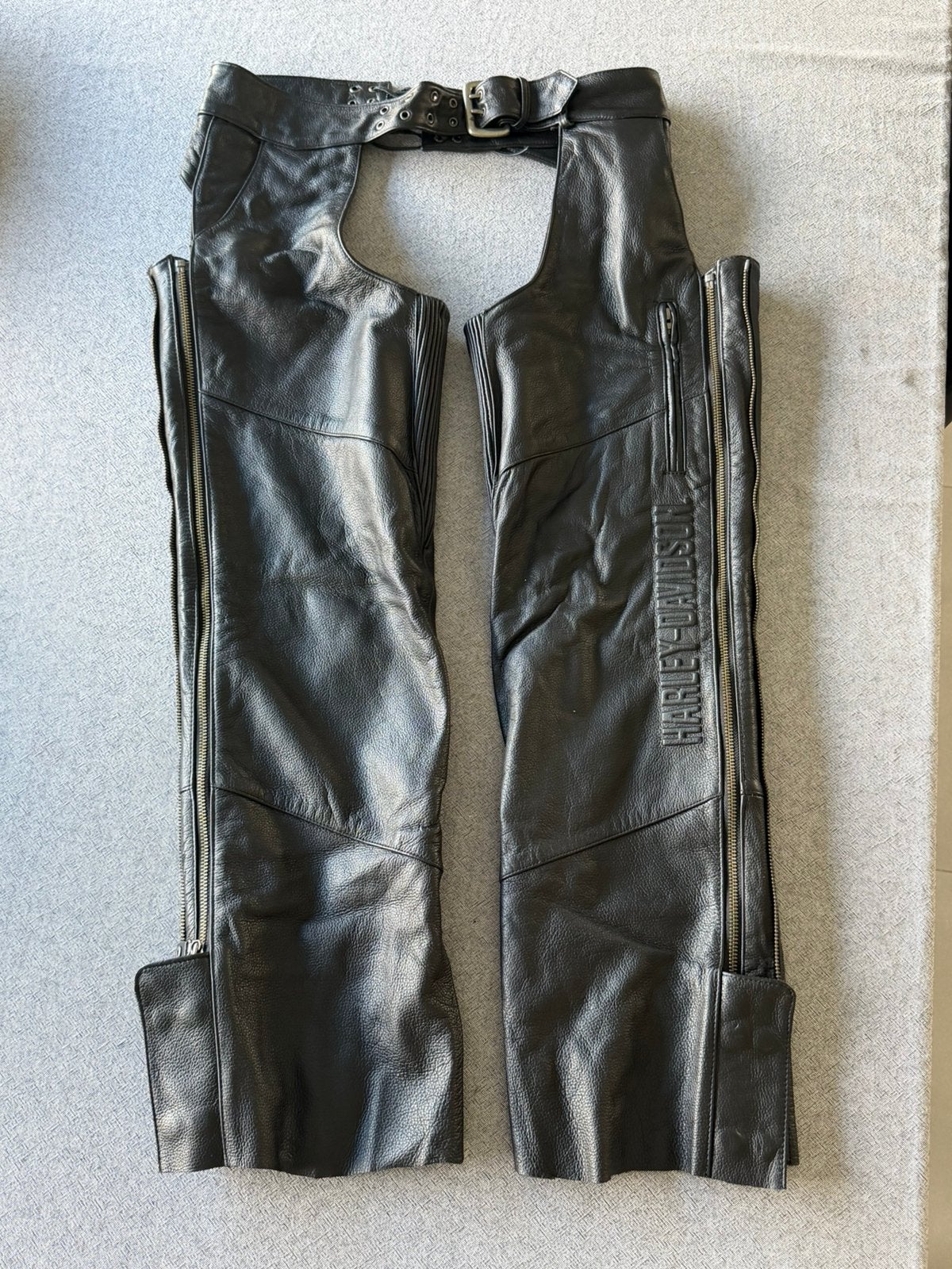 Harley Davidson chaps, Ophalen, Tweedehands, Broek | leer