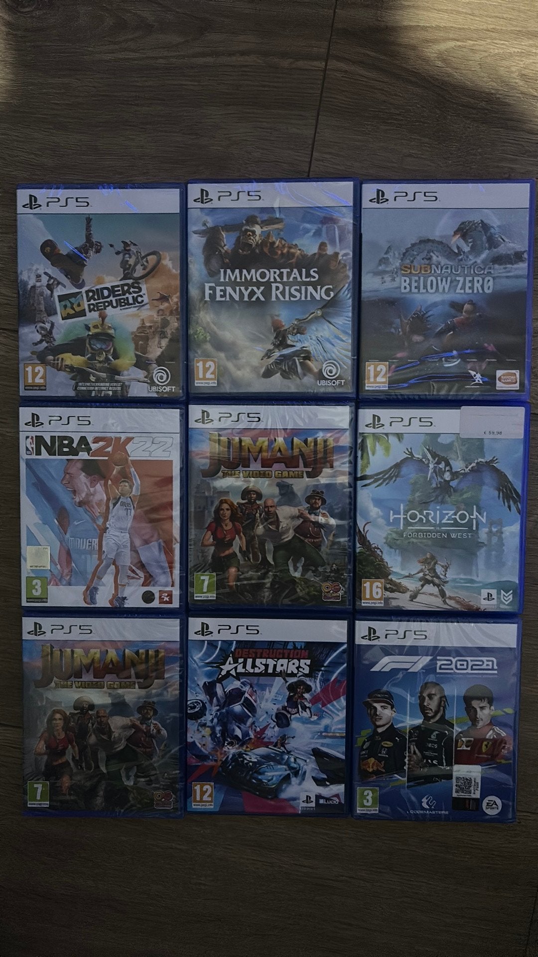 Ps5 games, Ophalen, Nieuw