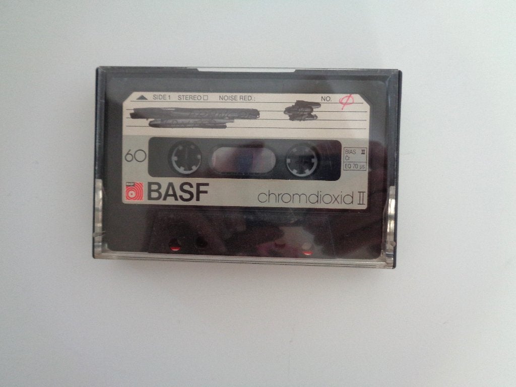 K7 audio enregistrables. BASF 60 Chromdioxid II, Cd's en Dvd's, Cassettebandjes, Gebruikt, Origineel, Overige genres, Verzenden