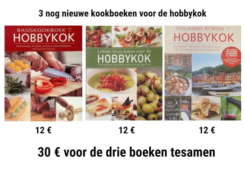 NIEUWE KOOKBOEKEN VOOR DE HOBBYKOK, Ophalen of Verzenden, Nieuw