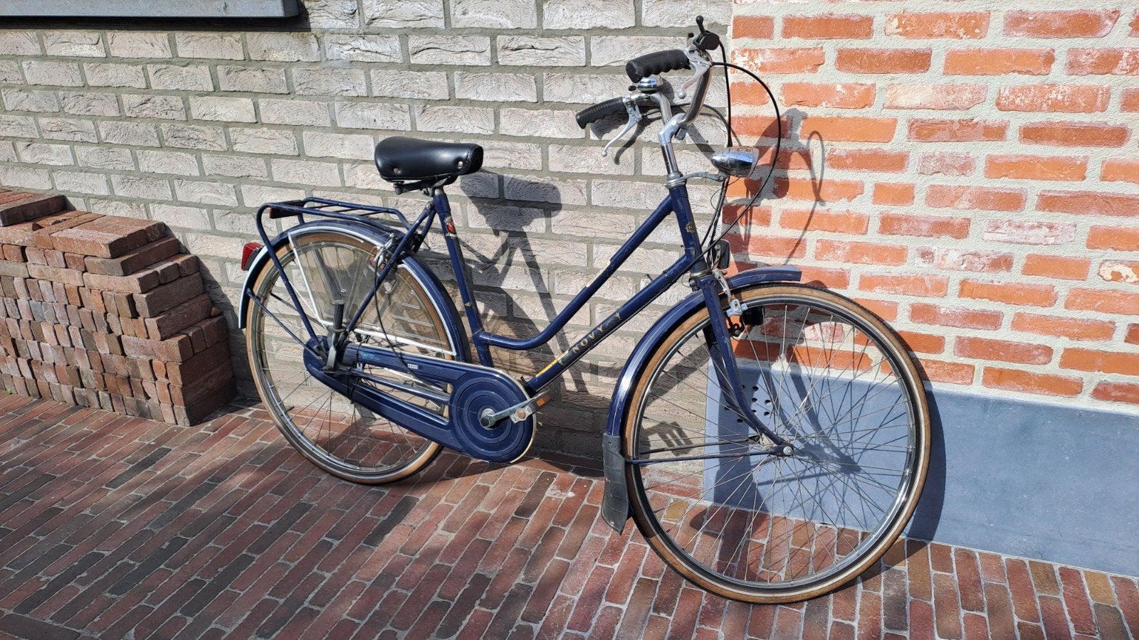Goede dames studentenfiets Novy, Fietsen en Brommers, Gebruikt, Velgrem, Versnellingen, Ophalen