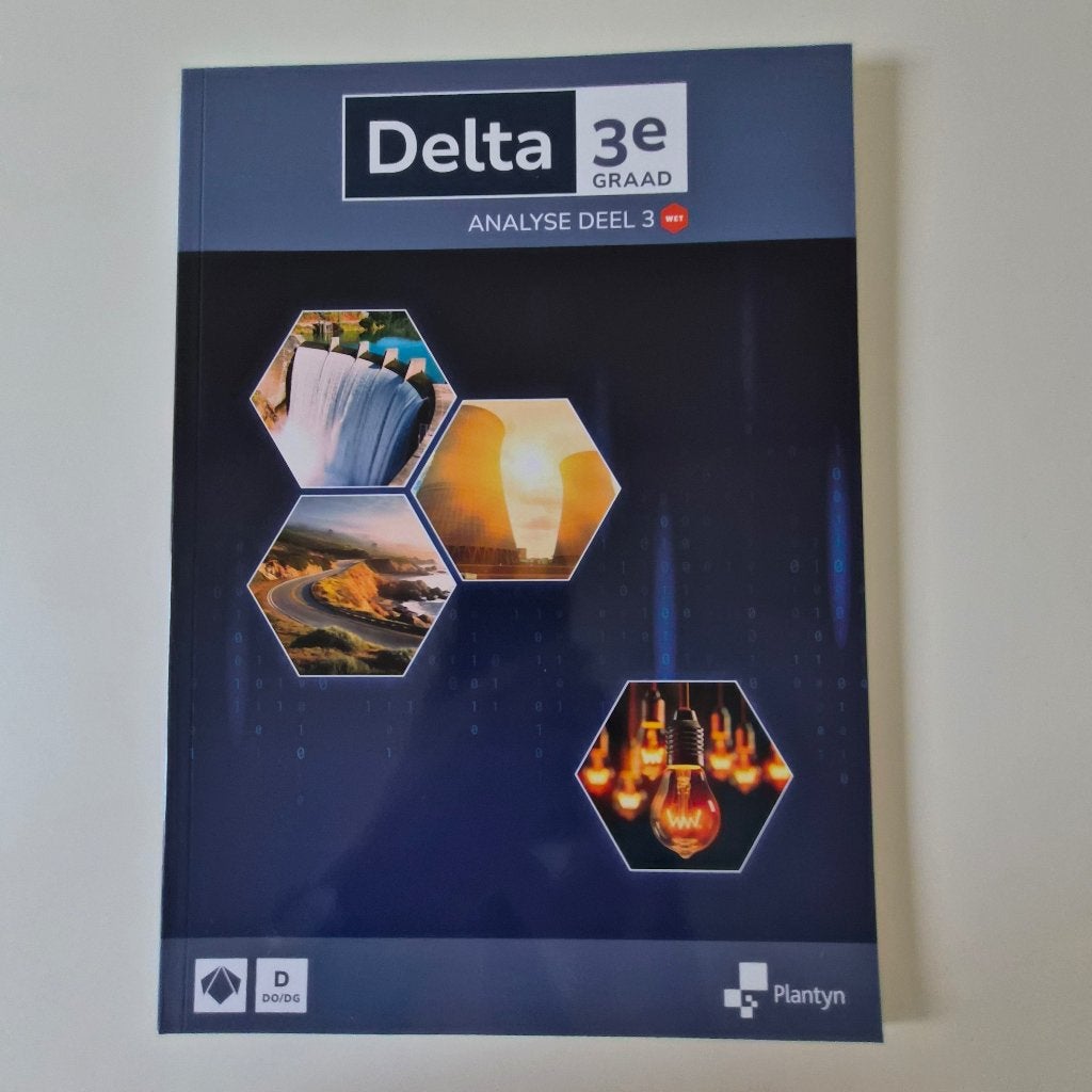 Delta 3, Analyse deel 3, Livres, Livres scolaires, Enlèvement ou Envoi, Plantyn, Comme neuf, Secondaire
