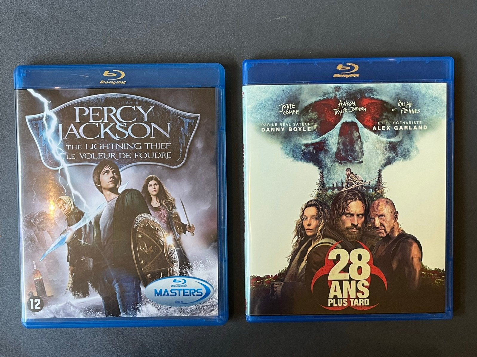 2 Bluray Percy Jakson & 28 ans plus tard, Envoi, Comme neuf