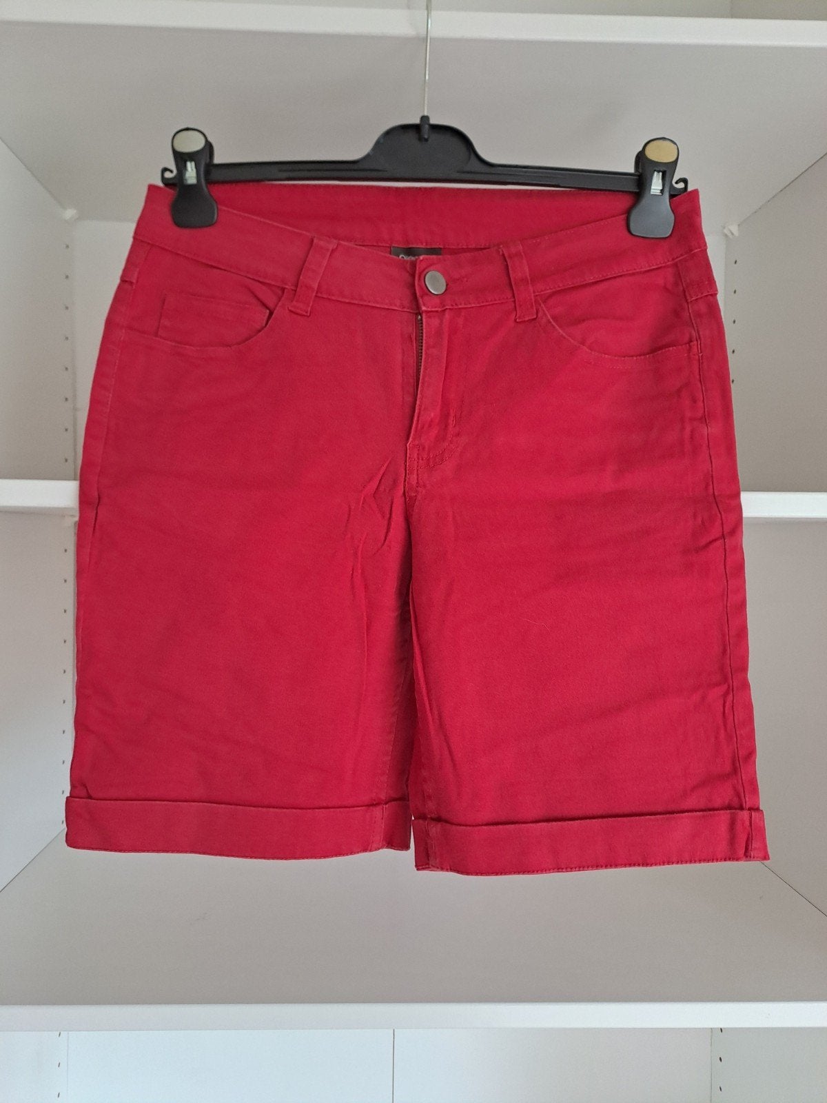 Short en jean stretch rouge t L, Vêtements | Femmes, Enlèvement ou Envoi, Comme neuf, Pieces, Courts