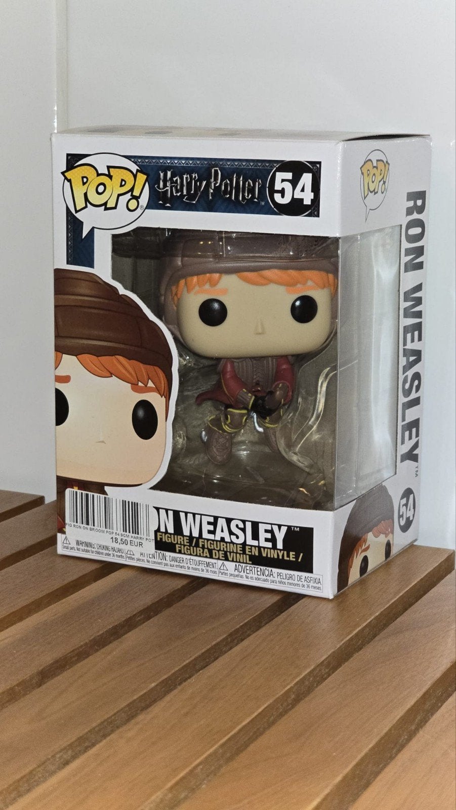 Funko Pop Ron Weasley #54 sur son balai, Collections, Harry Potter, Enlèvement ou Envoi, Comme neuf, Figurine