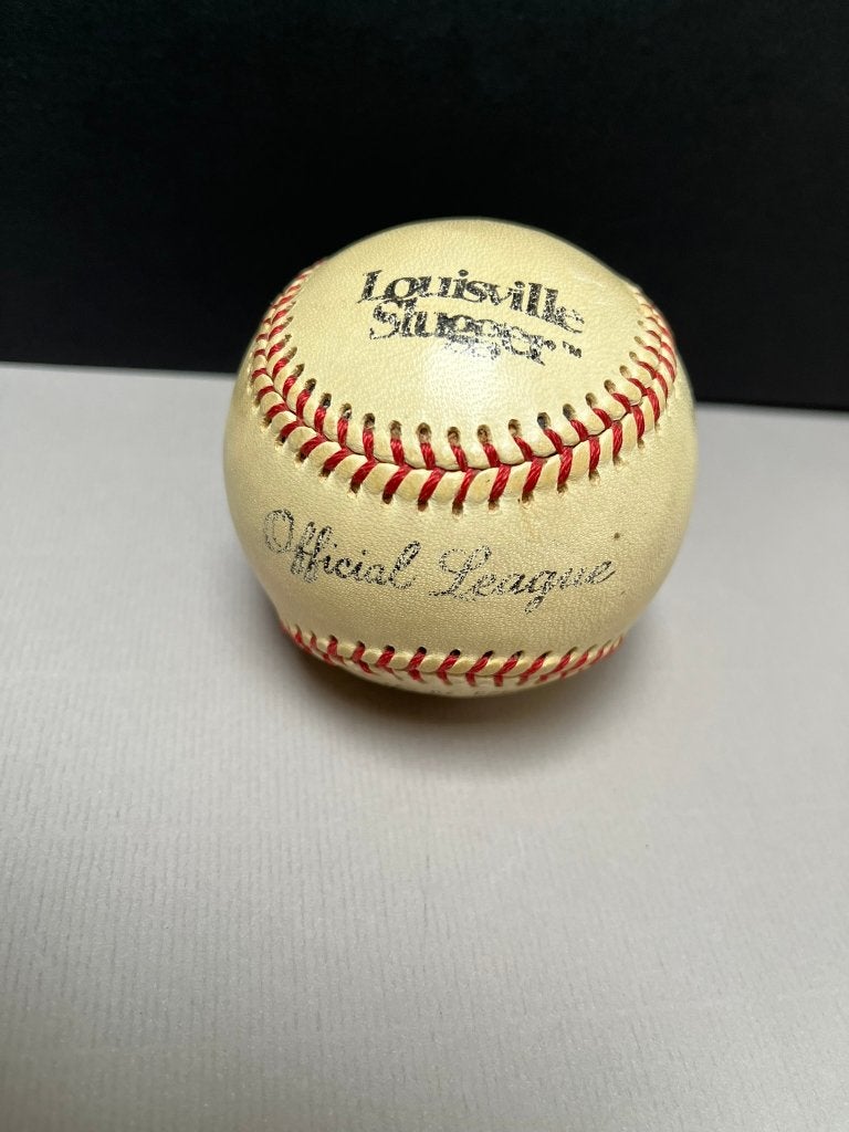 Vintage Louisville Slugger Official League Honkbal, Sport en Fitness, Honkbal en Softbal, Gebruikt, Bal, Honkbal, Ophalen of Verzenden