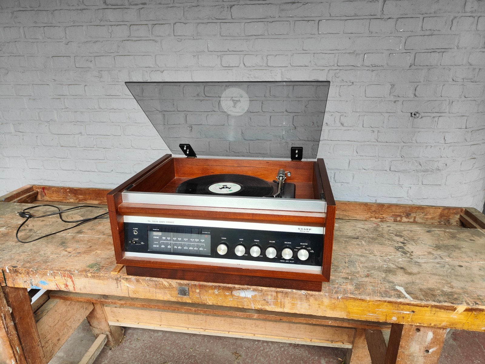 vintage GS-5600 stereosysteem, Enlèvement, Tourne-disque