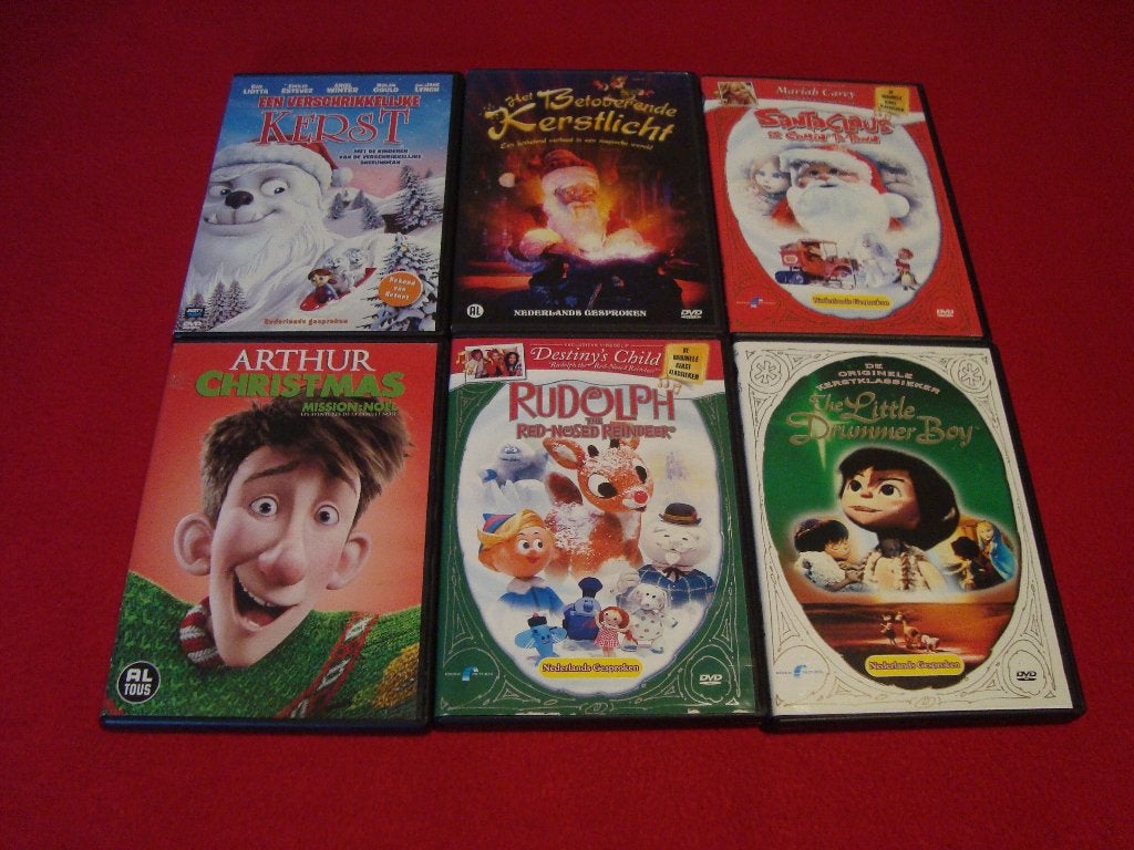 6 kinder kerstfilms, Ophalen of Verzenden, Tekenfilm