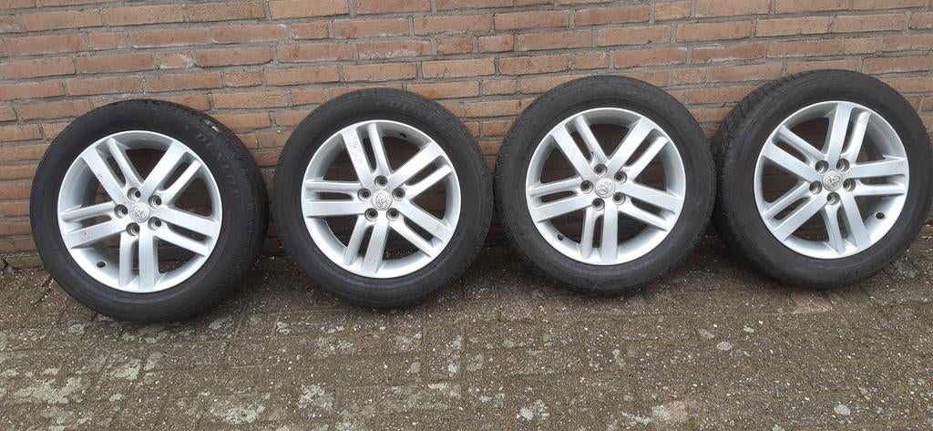 4 Lichtmetalen velgen Toyota 16inch, Auto-onderdelen, Banden en Velgen, Ophalen, Band(en)