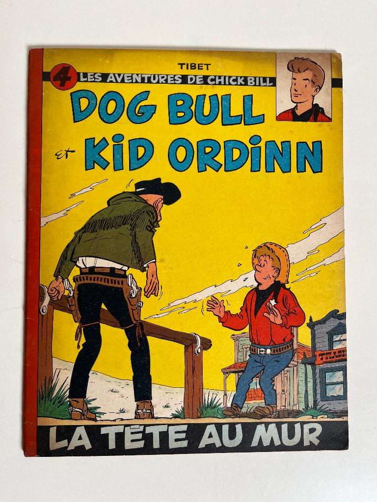 Chick Bill 4 - La tête au mur - 1e druk 1959, Boeken, Stripverhalen, Verzenden, Tibet
