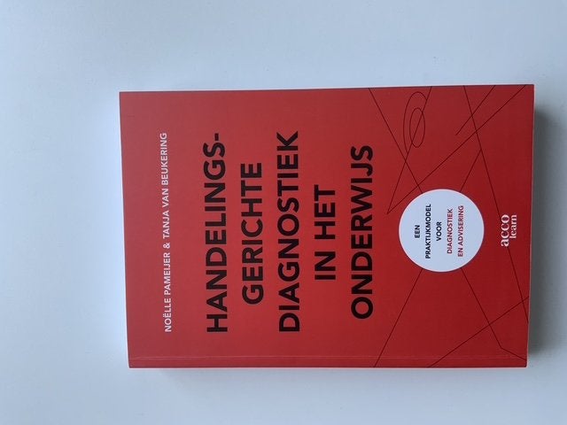 cursus Handelingsgerichte diagnostiek in het onderwijs, Ophalen, Zo goed als nieuw, Pameijer & Van Beukering