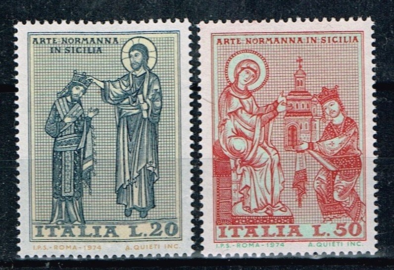Postzegels uit Italie - K 4427 - Normandische kunst, Ophalen of Verzenden, Postfris