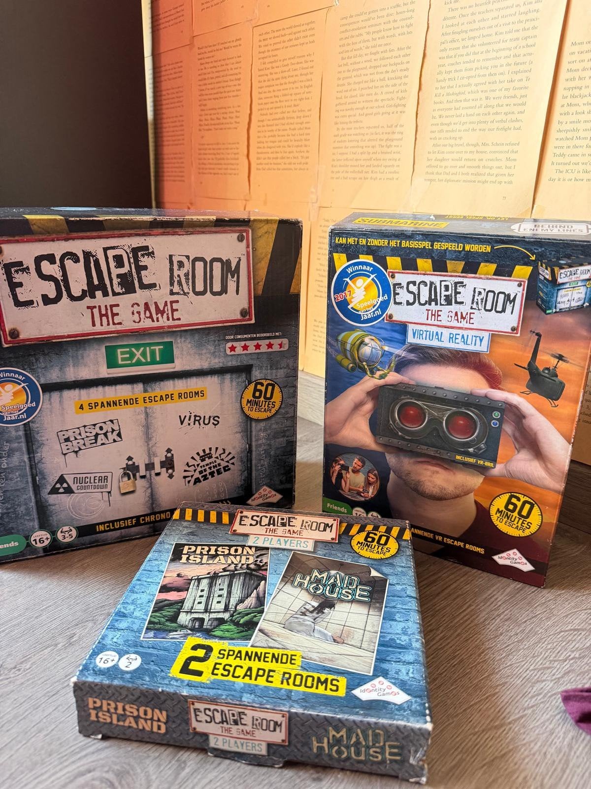 Escape games, Hobby & Loisirs créatifs, 1 ou 2 joueurs, Enlèvement, Utilisé, Identity Games