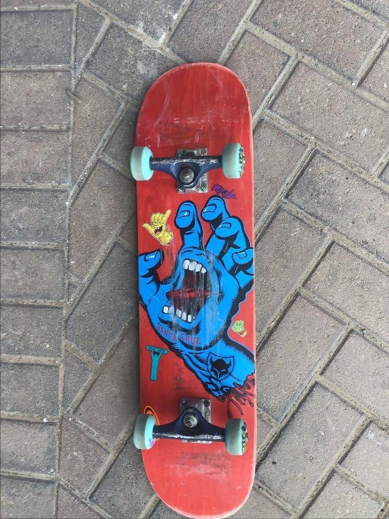 Santa Cruz skateboard, Sports & Fitness, Skateboard, Enlèvement, Utilisé, Skateboard