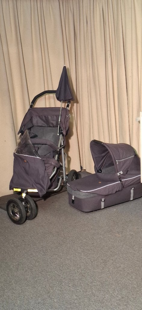 Kinderbuggy met koets, Kinderen en Baby's, Ophalen, Gebruikt, Zonnekap