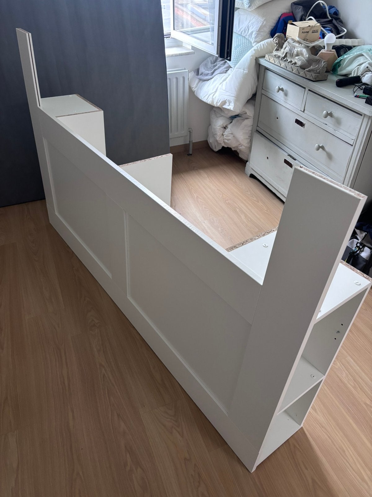 Bedeinde Brimnes met vakjes  180-200 : 50€, Huis en Inrichting, Ophalen, Zo goed als nieuw