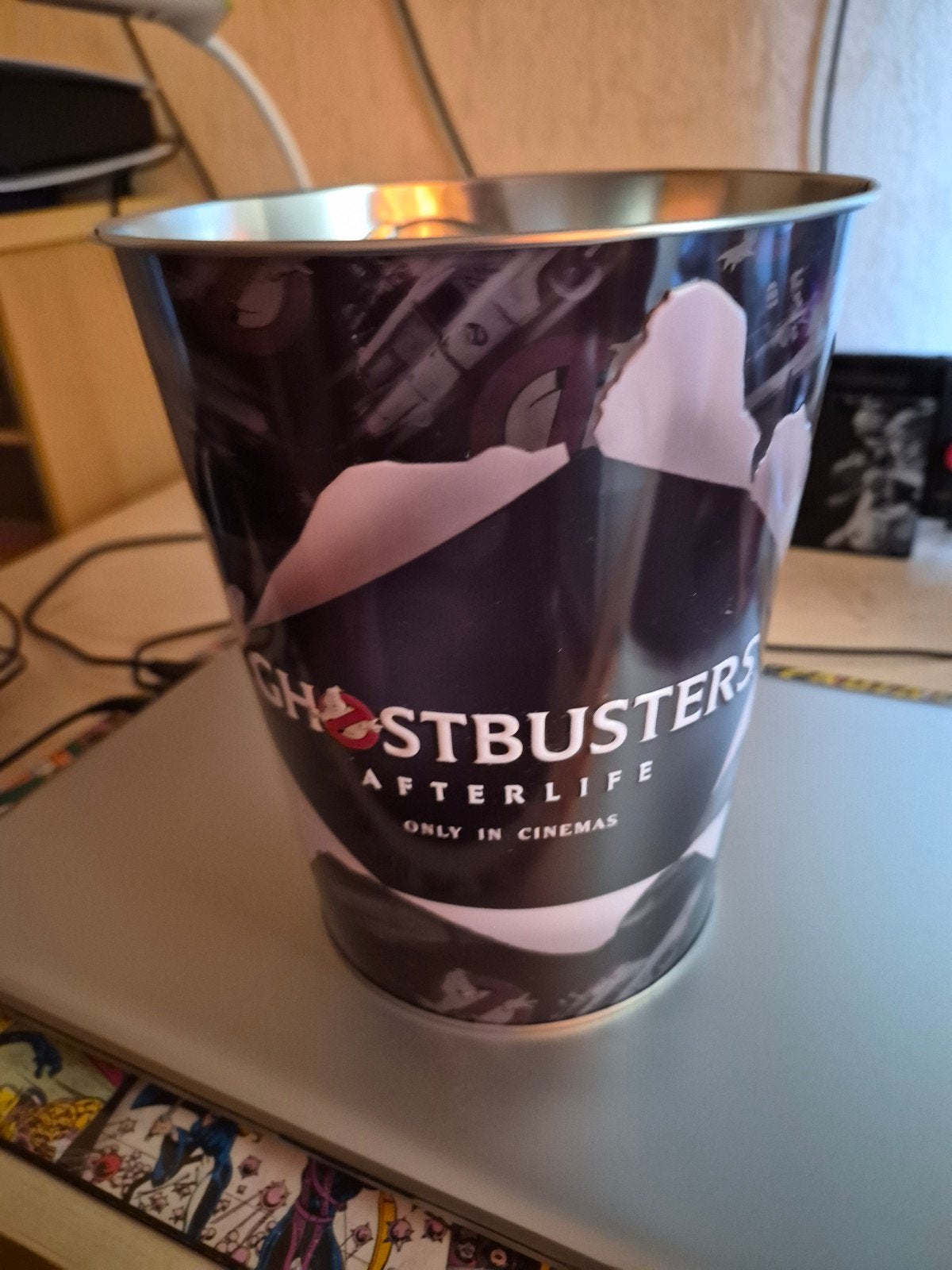 Ghostbusters Afterlife popcorn Emmer / bucket, Huis en Inrichting, Emmers, Ophalen