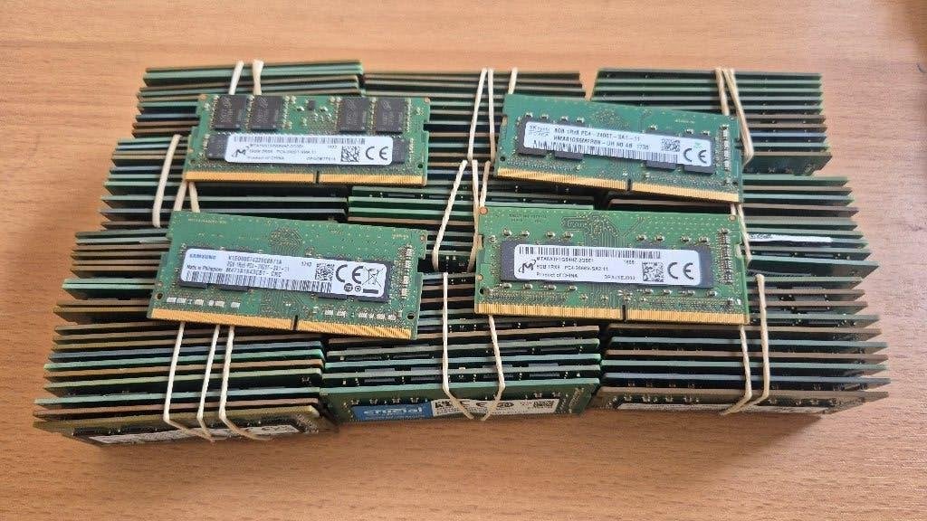 DDR4 Laptop Geheugen 4GB 8GB en 16GB SODIMM per 10x, Computers en Software, RAM geheugen, Ophalen of Verzenden, Zo goed als nieuw