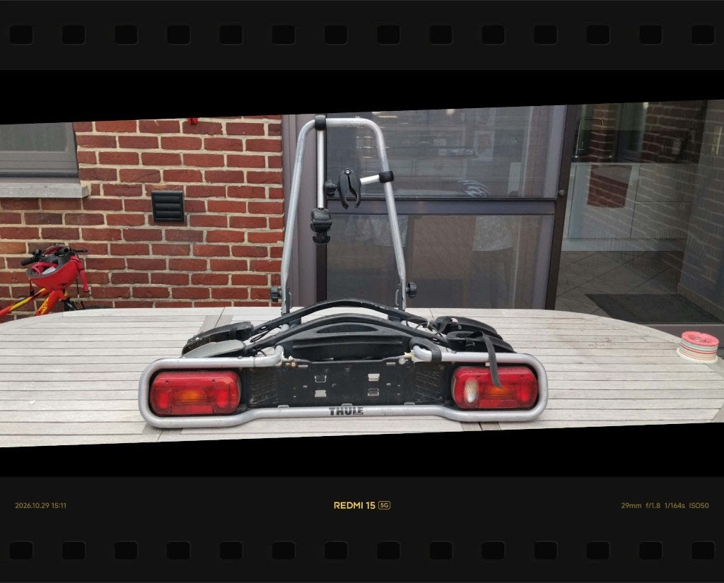 Porte velo thule, Enlèvement, Utilisé