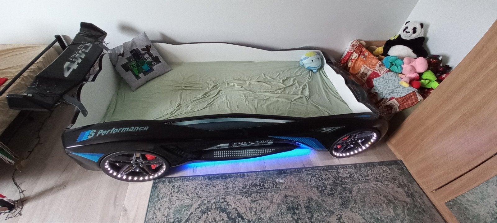Autobed, Ophalen, Overige materialen, Gebruikt, 90 cm