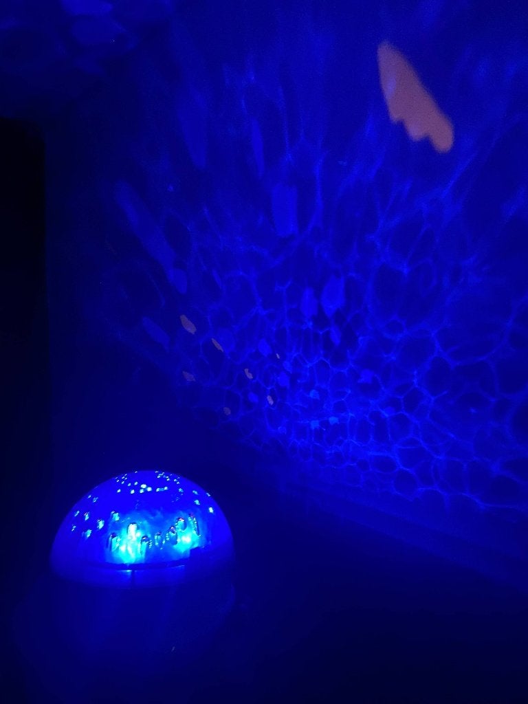 Projector Pabobo Calm Ocean, Kinderen en Baby's, Overige merken, Zo goed als nieuw, Lamp, Blauw
