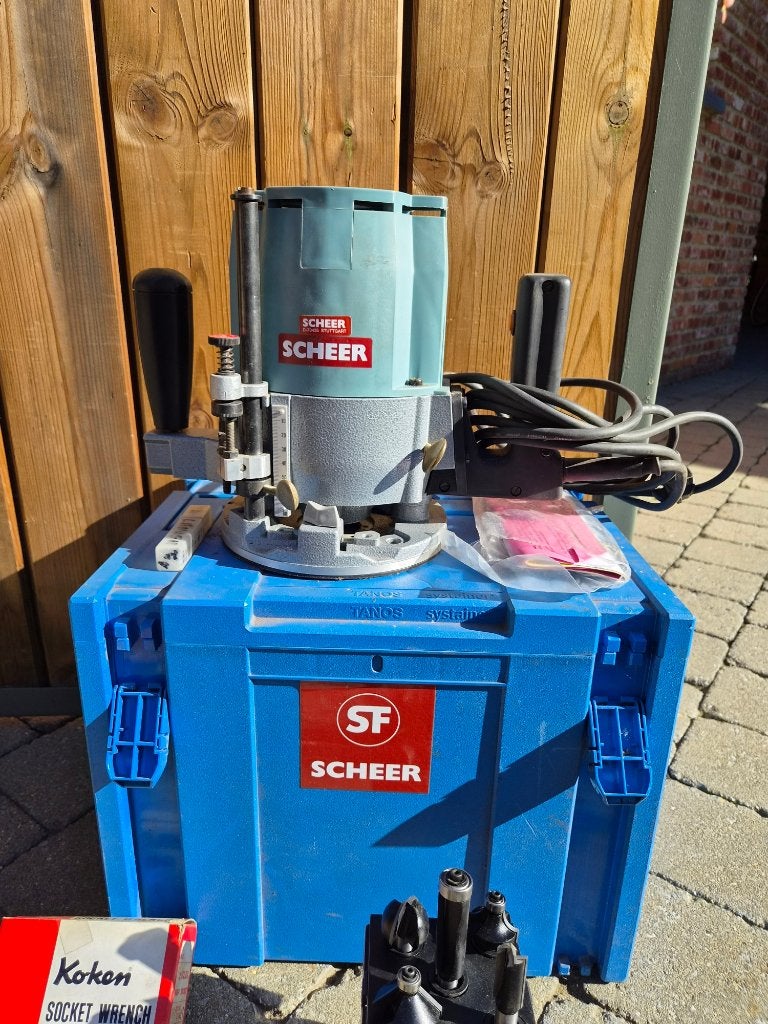 Professionele SCHEER bovenfrees, Ophalen, Gebruikt, Bovenfrees