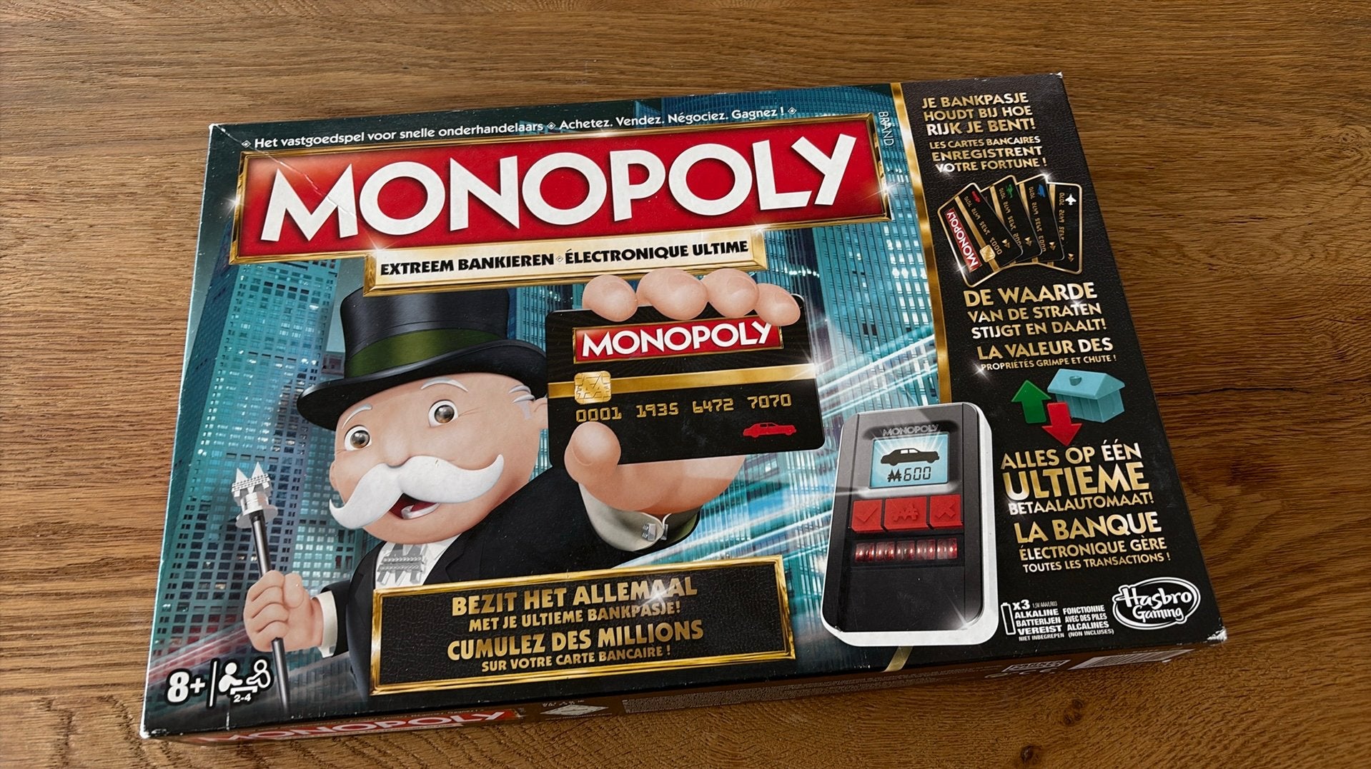 Monopoly extreem bankieren, Hobby en Vrije tijd, Ophalen, Zo goed als nieuw