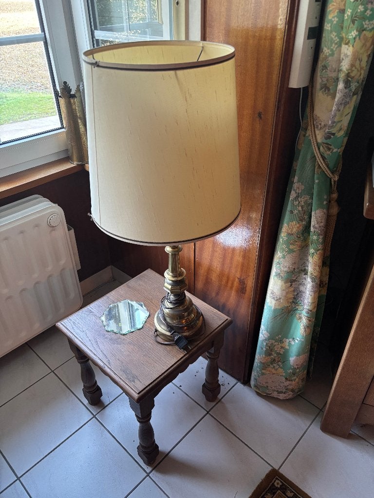 Vintage tafellamp, Enlèvement, Utilisé, Lampe d'appoint, Vintage