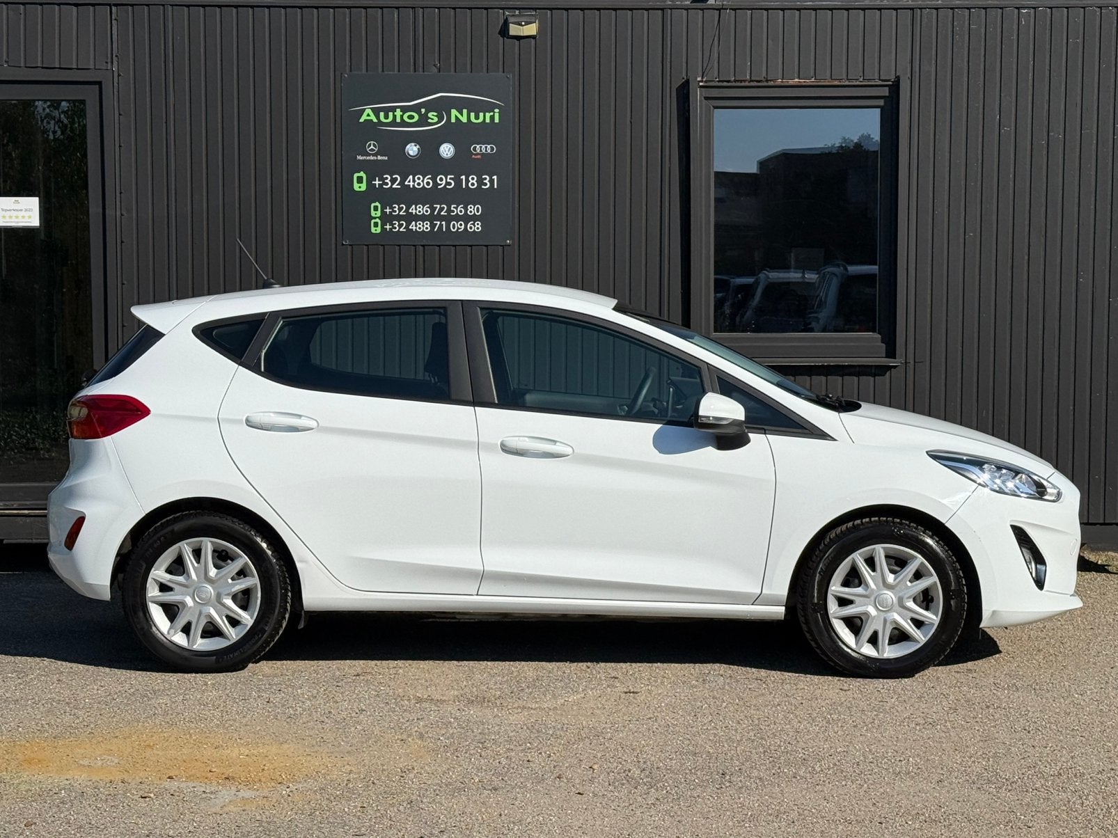 Ford fiesta 1.1 benzine manueel 2019 navi cruise, Auto's, Stof, Wit, Bedrijf, Handgeschakeld