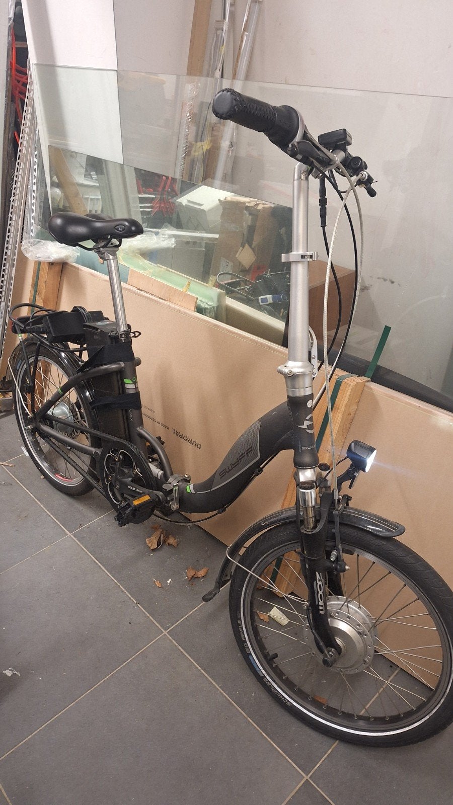 Swyff  elektrische plooifiets, Enlèvement