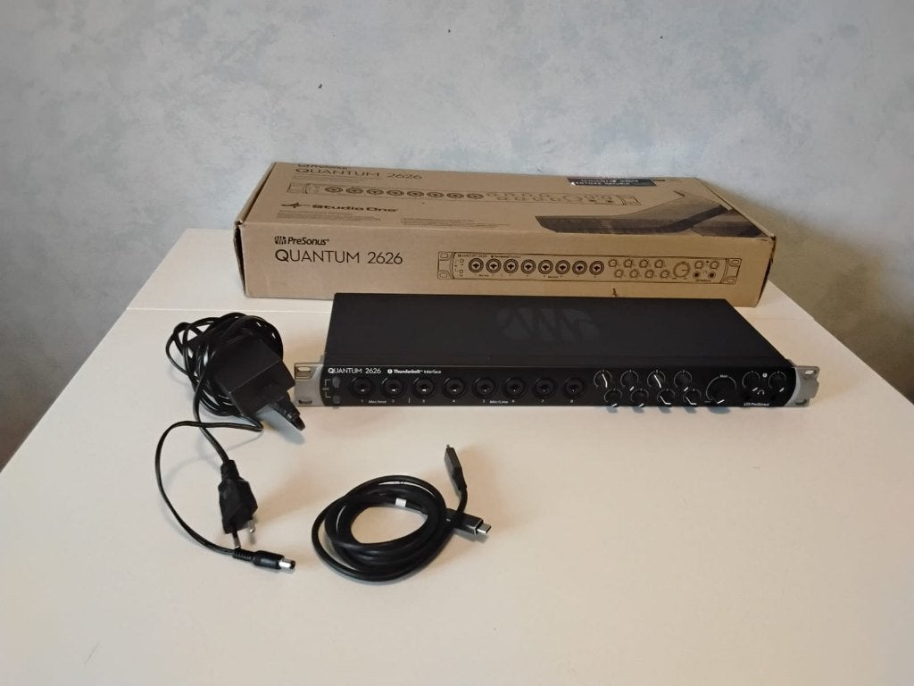 Presonus Quantum 2626 + Thunderbolt 3 kabel, Computers en Software, Overige Computers en Software, Gebruikt, Ophalen