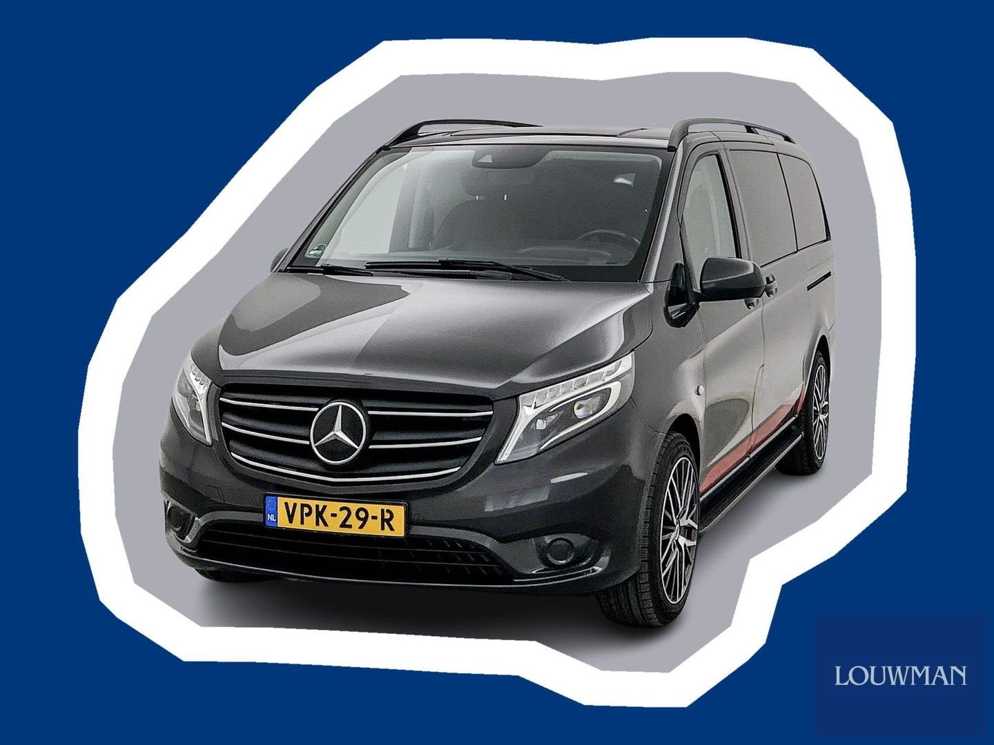 Mercedes-Benz Vito 124 CDI Mixto DC L2 Dubbele Cabine 237pk, Autos, Camionnettes & Utilitaires, Argent ou Gris, Achat, Entreprise