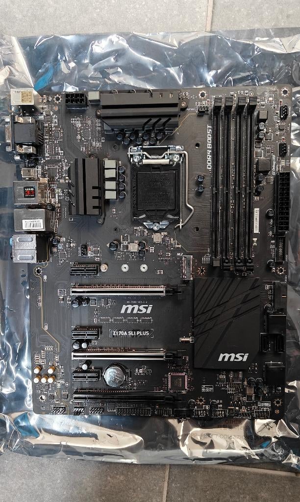 MSI Z170A SLI PLUS, Informatique & Logiciels, Cartes mères, Neuf, Intel, DDR4, Enlèvement ou Envoi