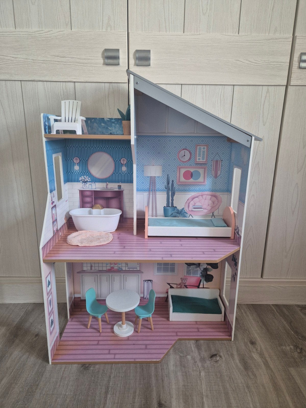 ​Mooi houten poppenhuis KidKraft Soho – Met meubeltjes, Ophalen