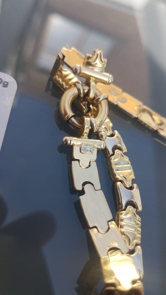 18k gouden armband, Ophalen, Gebruikt, Goud, Goud