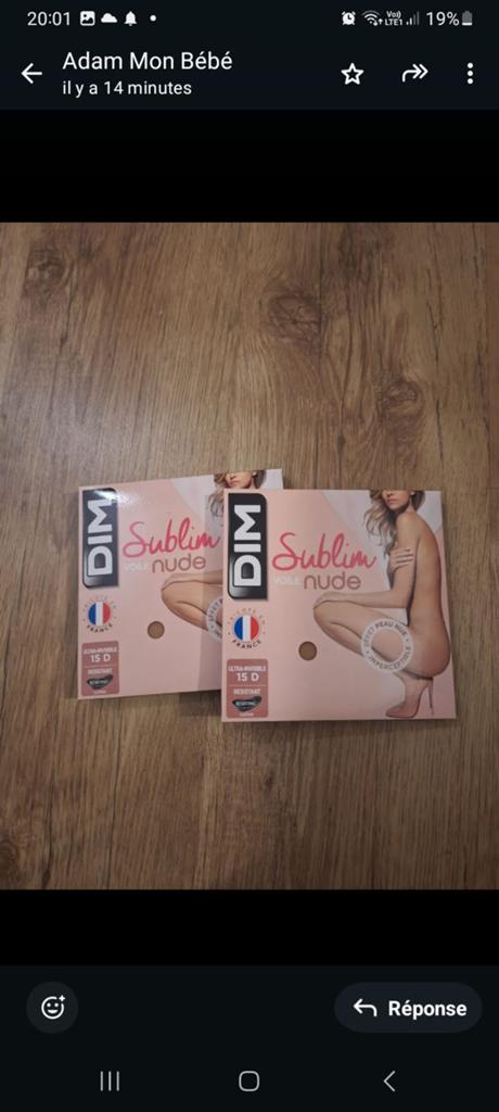 Collant taille 34-36  taille 2 numérique DIM neuf, Enlèvement