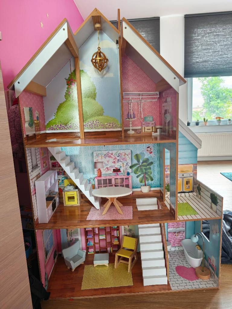 Prachtig KidKraft poppenhuis te koop  100 euro, Enfants & Bébés, Jouets | Maisons de poupées, Utilisé, Maison de poupées, Enlèvement