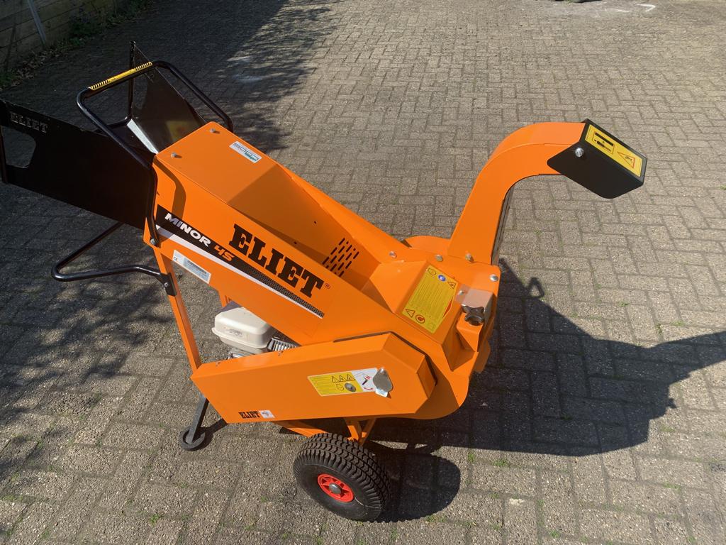ELIET MINOR 4S GX200 hakselaar Honda motor., Tuin en Terras, Hakselaars, Zo goed als nieuw, Benzine, Ophalen