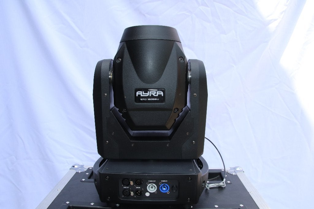 2XAyra ERO 150 BSW movinghead (Incl case, couplers & safety), Enlèvement, Comme neuf, Lumières, Couleur