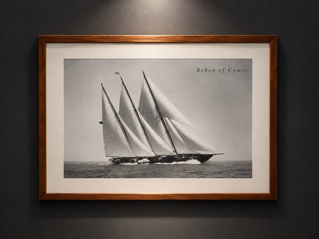 Le voilier Créole photographié par Beken of Cowes., Enlèvement, Comme neuf, Autres sujets/thèmes