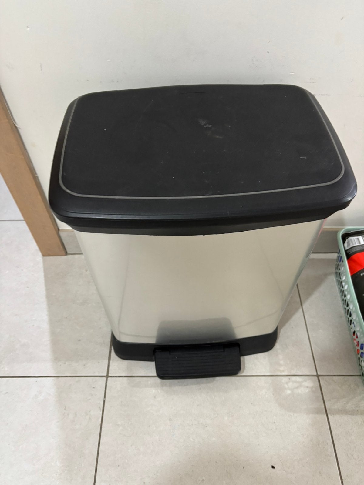 Brabantia dubbele pedaalemmer, Huis en Inrichting, Woonaccessoires | Prullenbakken, Ophalen, Zo goed als nieuw