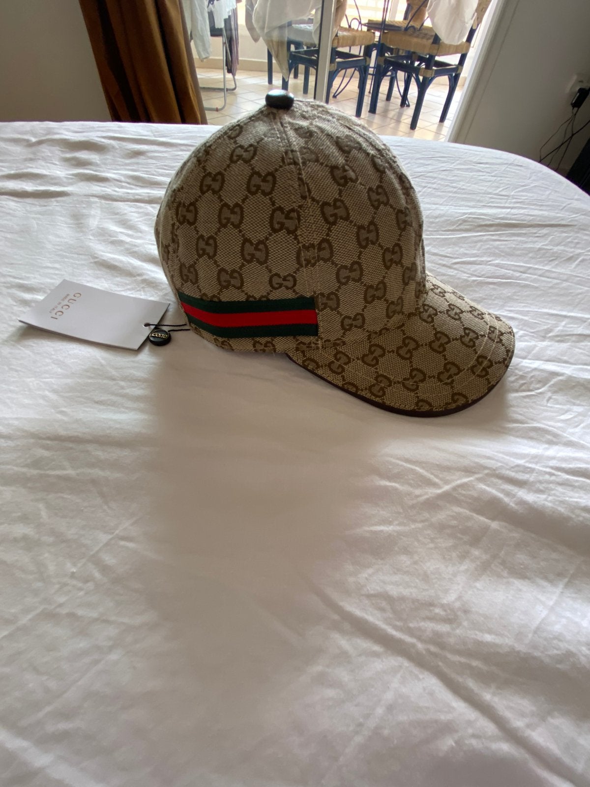 Casquette cucci brun avec le ticket, Vêtements | Hommes, Chapeaux & Casquettes, Enlèvement, Neuf, Casquette