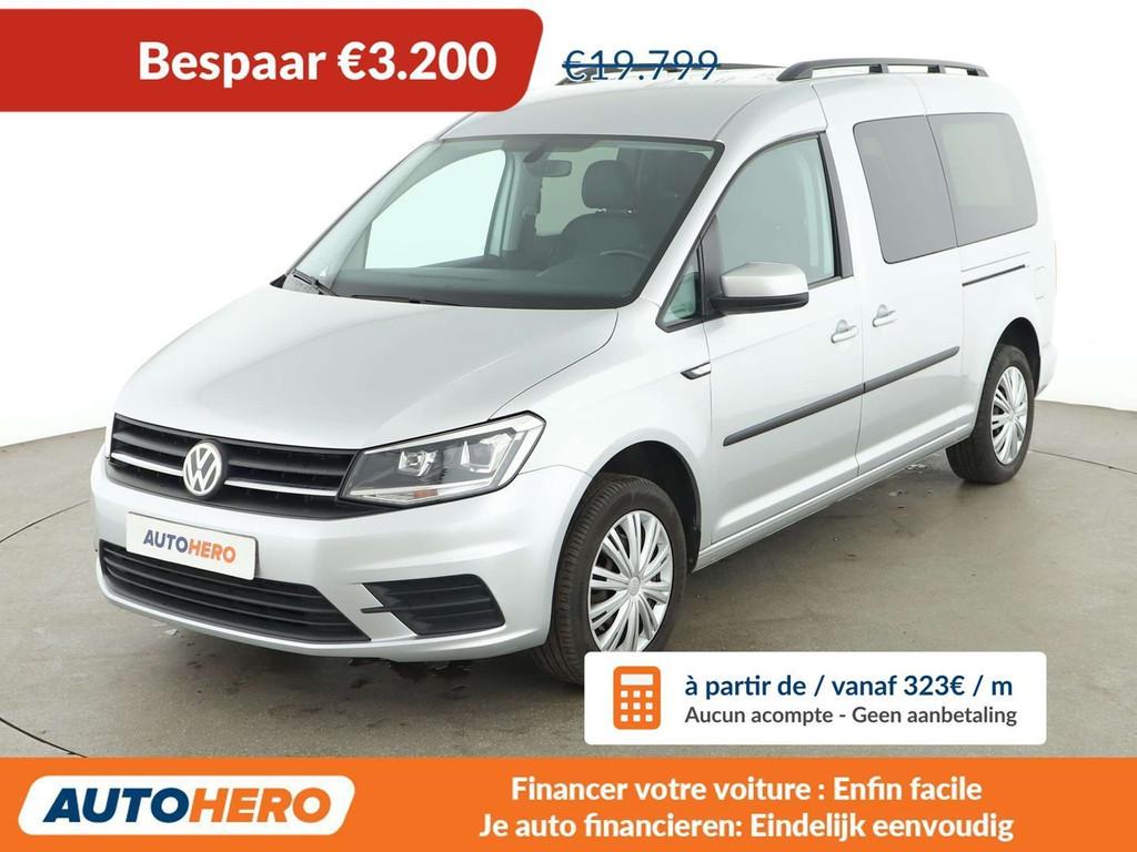 Volkswagen Caddy 2.0 TDI Maxi Trendline BlueMotion, Auto's, Volkswagen, Voorwielaandrijving, Gebruikt, LED verlichting, Leder