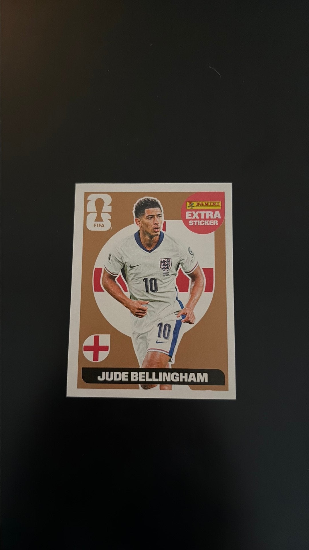 Autocollant Panini 2026 en bronze extra Bellingham., Collections, Enlèvement, Neuf